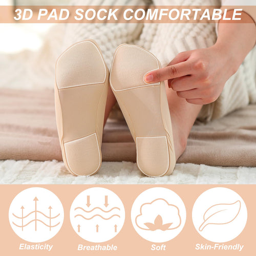 Padded Invisible Boat Socks for Women