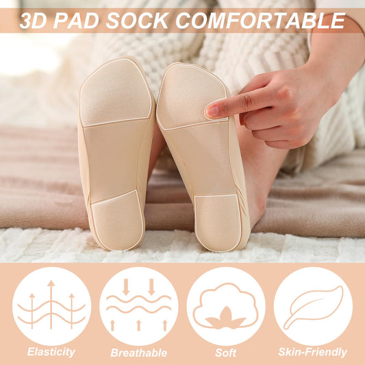Padded Invisible Boat Socks for Women