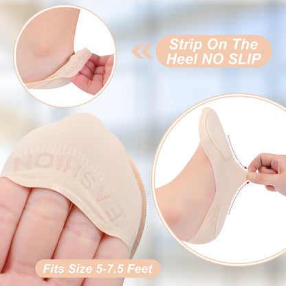 Padded Invisible Boat Socks for Women