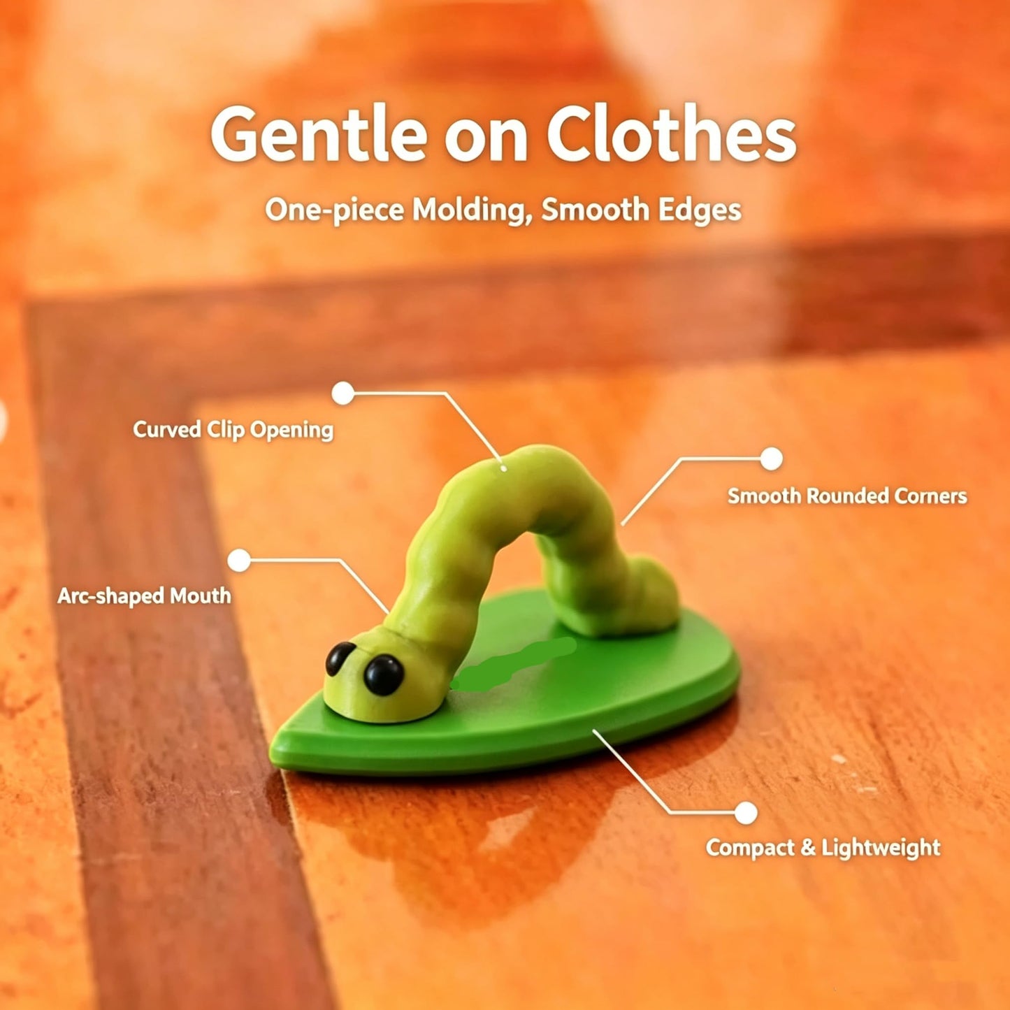 Smooth rounded magnetic eyeglass holder