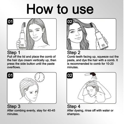 Hair Dye Comb — Portable for Home Use