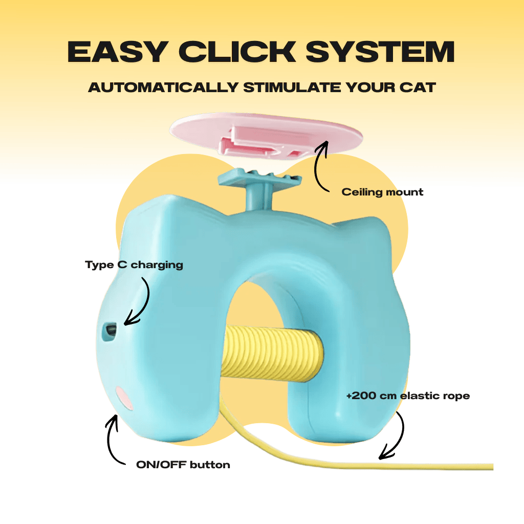 🐱 Automatic Cat Teaser Toy – Endless Fun & Exercise 🎾