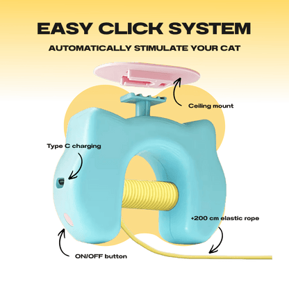 🐱 Automatic Cat Teaser Toy – Endless Fun & Exercise 🎾