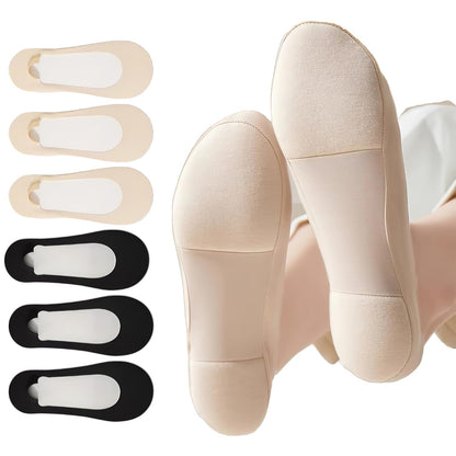 Padded Invisible Boat Socks for Women