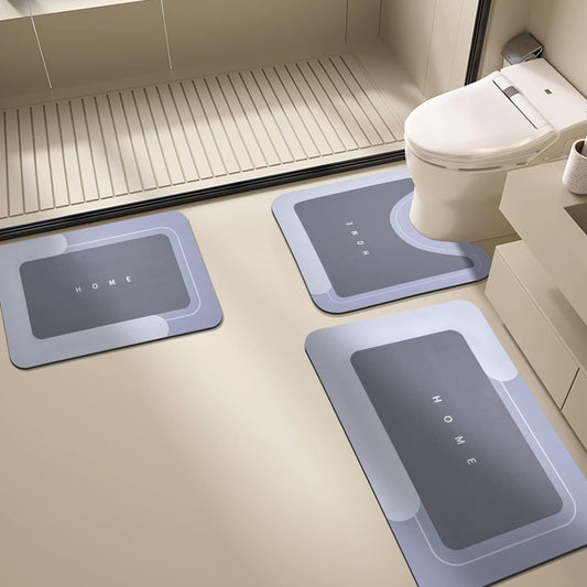 💧Quick-Dry Diatomaceous Earth Bath Mat | Non-Slip