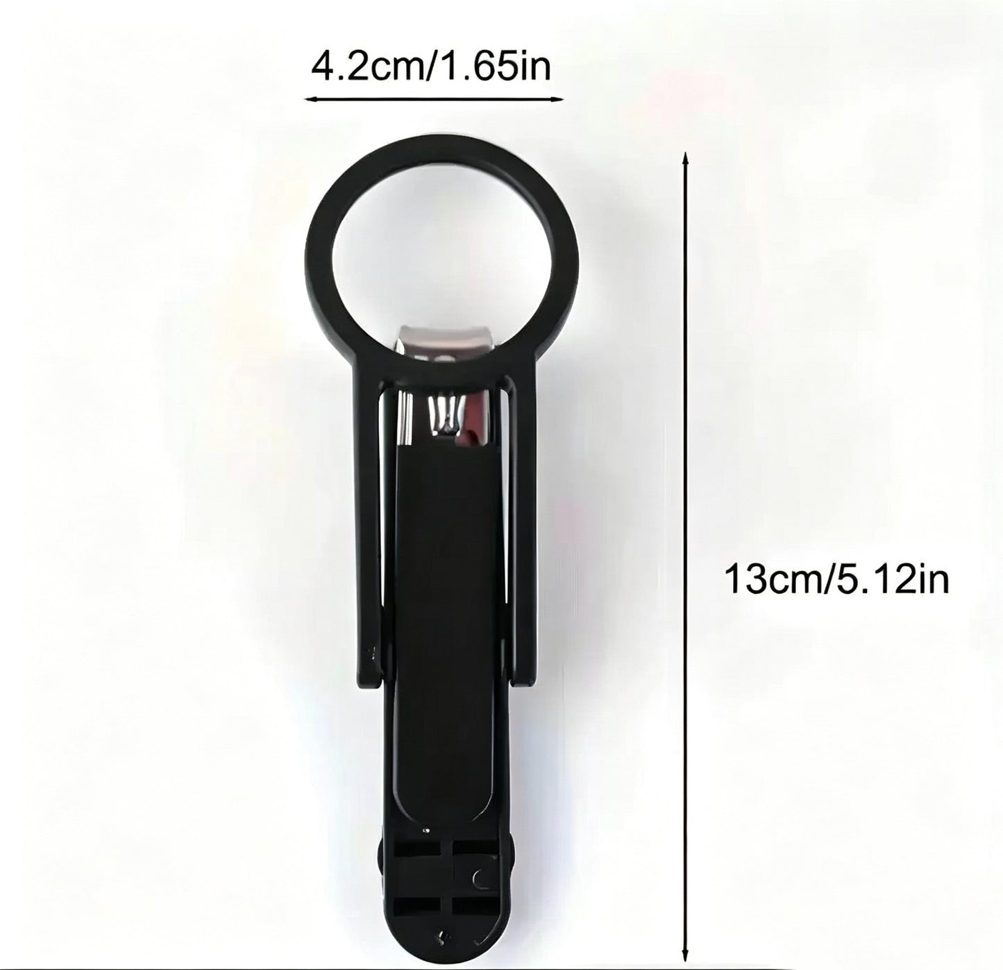 🔍Magnifying Precision Nail Clipper with Anti-Splash Guard & Easy Grip