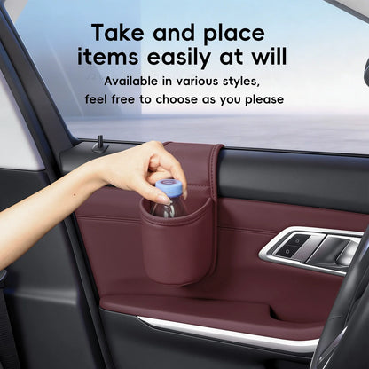 🚘Premium Leather Car Door Storage Pocket