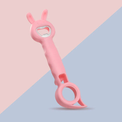 🔧🐰4-in-1 Multifunctional Rabbit-Shaped Bottle and Jar Opener