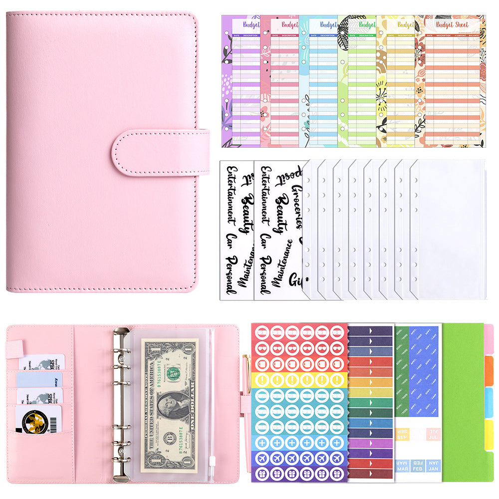 A6 Budget Binder with Cash Envelopes & Budget Sheets