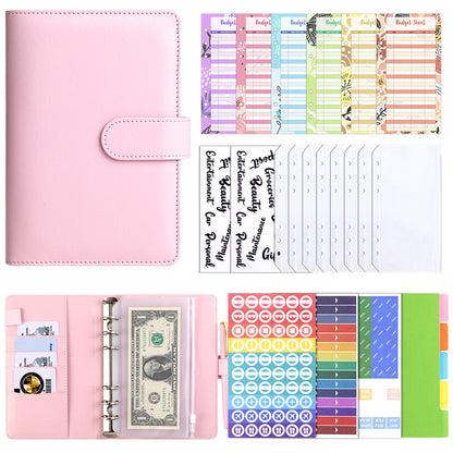 A6 Budget Binder with Cash Envelopes & Budget Sheets