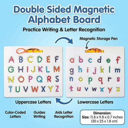 ✨Double-Sided Magnetic Tracing Board | Montessori Pre-Writing Toy