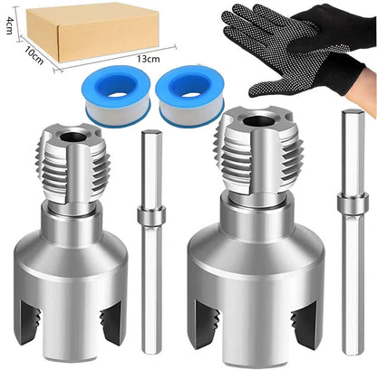 💧2-in-1 Pipe Thread Cutter Kit – 1/2" & 3/4"