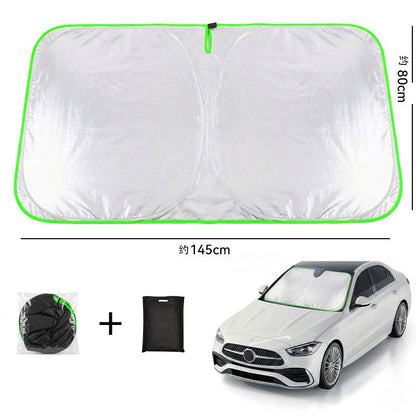 Foldable Car Windshield Sunshade – Heat & UV Blocking