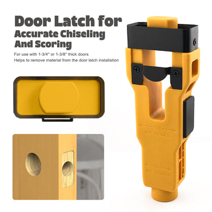 🔧Professional Wood Door Lock Installation Kit | Self-Centering Jig Set⚡