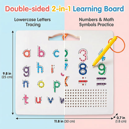 ✨Double-Sided Magnetic Tracing Board | Montessori Pre-Writing Toy
