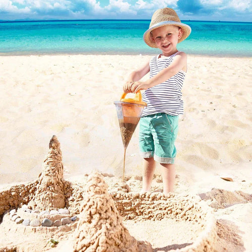 🏖️STEM Drip Castle Sand Funnel & Sieve Toy Set ☀️for Beach & Sandbox 🧪