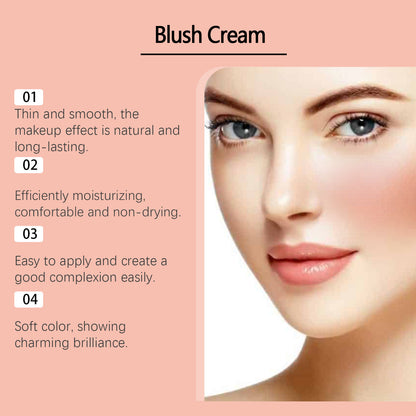 ✨Dewy Shimmer Cream Blush - All-Day Liquid-Light Flush🤍