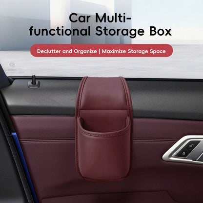 🚘Premium Leather Car Door Storage Pocket