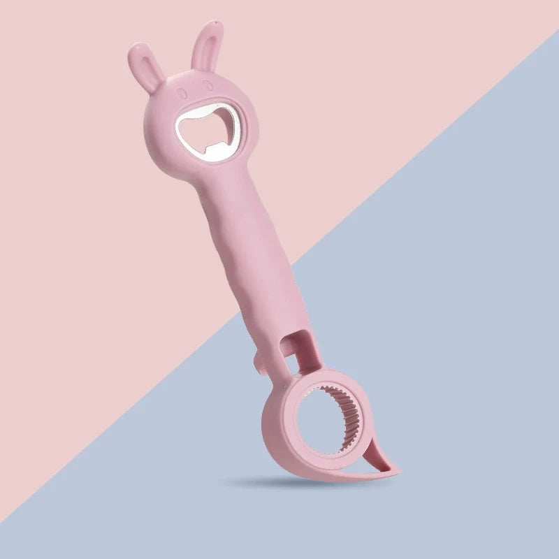 🔧🐰4-in-1 Multifunctional Rabbit-Shaped Bottle and Jar Opener