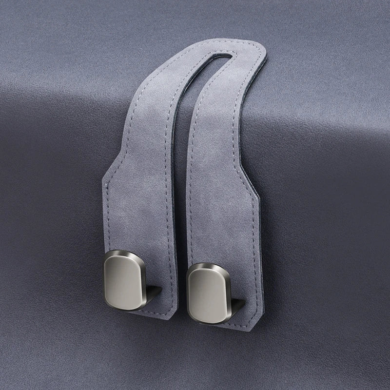 Car Headrest Hooks for Bags | Dual Hook Organizer
