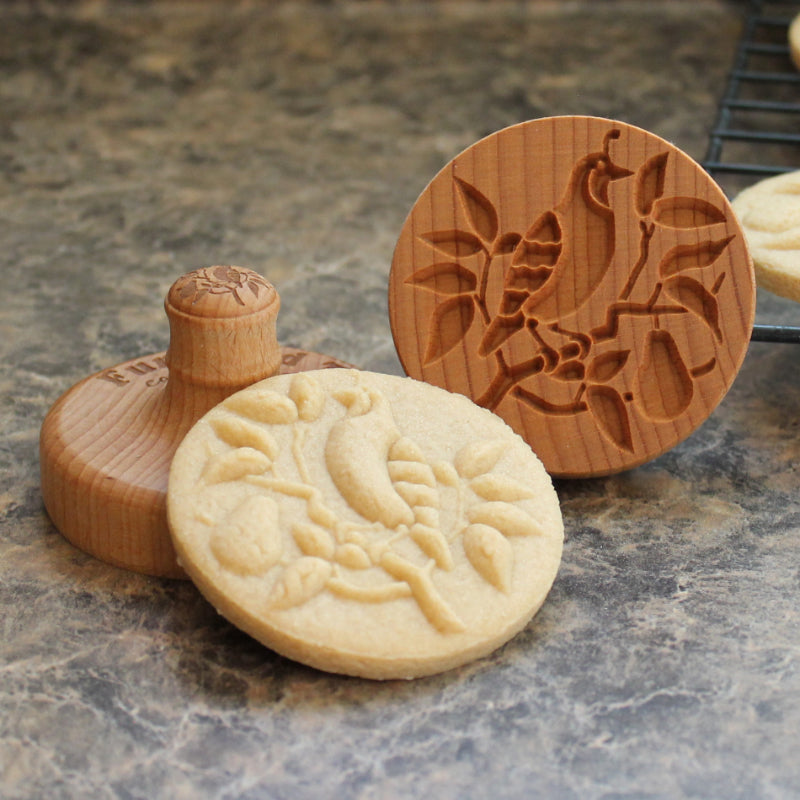 Cozy Impressions – Handcrafted Wooden Cookie Stamp Collection