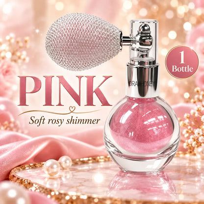 Vintage Squeeze-Bulb Shimmer Glow Spray – Fine Mist Sparkle in 4 Shades