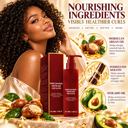 ✨ Leave-In Curl Defining Cream – Frizz Control, Moisture & Soft, Bouncy Curls