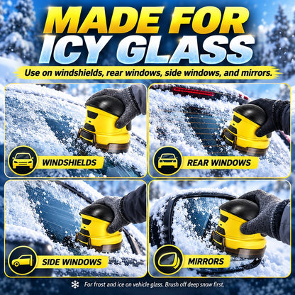 ❄️⚡ Cordless Electric Ice Scraper – Powerful 1600 RPM Rotation for Fast Frost & Ice Removal 🚗