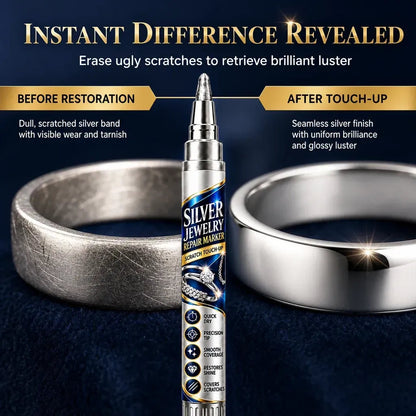 ✨ Silver-Tone Jewelry Touch-Up Pen – Precision Coverage for Minor Scuffs