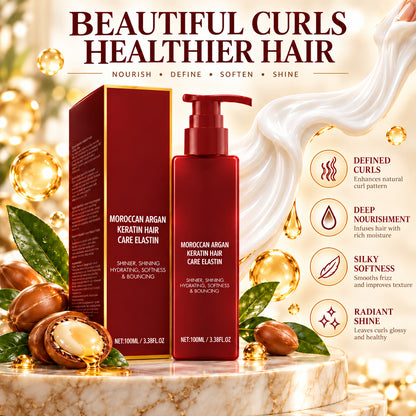 ✨ Leave-In Curl Defining Cream – Frizz Control, Moisture & Soft, Bouncy Curls