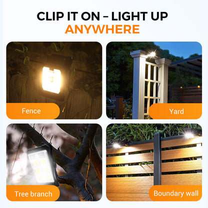 Solar Rechargeable Clip Light - Motion Sensor