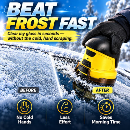 ❄️⚡ Cordless Electric Ice Scraper – Powerful 1600 RPM Rotation for Fast Frost & Ice Removal 🚗