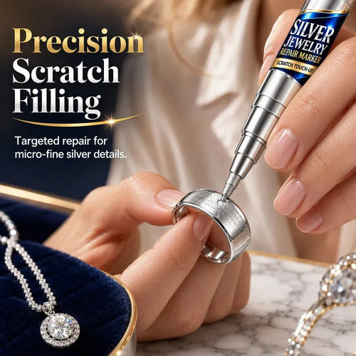 ✨ Silver-Tone Jewelry Touch-Up Pen – Precision Coverage for Minor Scuffs