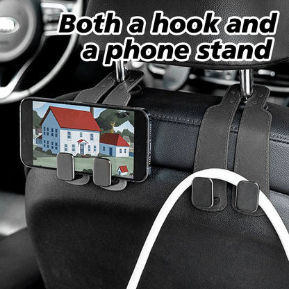Car Seat Headrest Hook, Improved Car Seat Back Double Hooks🚗