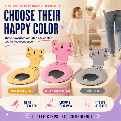 👶 Potty Training Made Easy & Stress-Free! 2-in-1 Flip-Down Toddler Toilet Seat ✨🚽