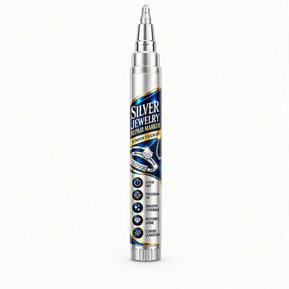 ✨ Silver-Tone Jewelry Touch-Up Pen – Precision Coverage for Minor Scuffs