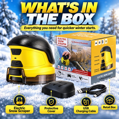❄️⚡ Cordless Electric Ice Scraper – Powerful 1600 RPM Rotation for Fast Frost & Ice Removal 🚗