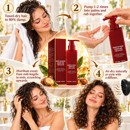 ✨ Leave-In Curl Defining Cream – Frizz Control, Moisture & Soft, Bouncy Curls
