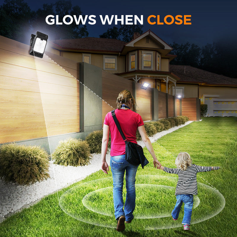 Solar Rechargeable Clip Light - Motion Sensor