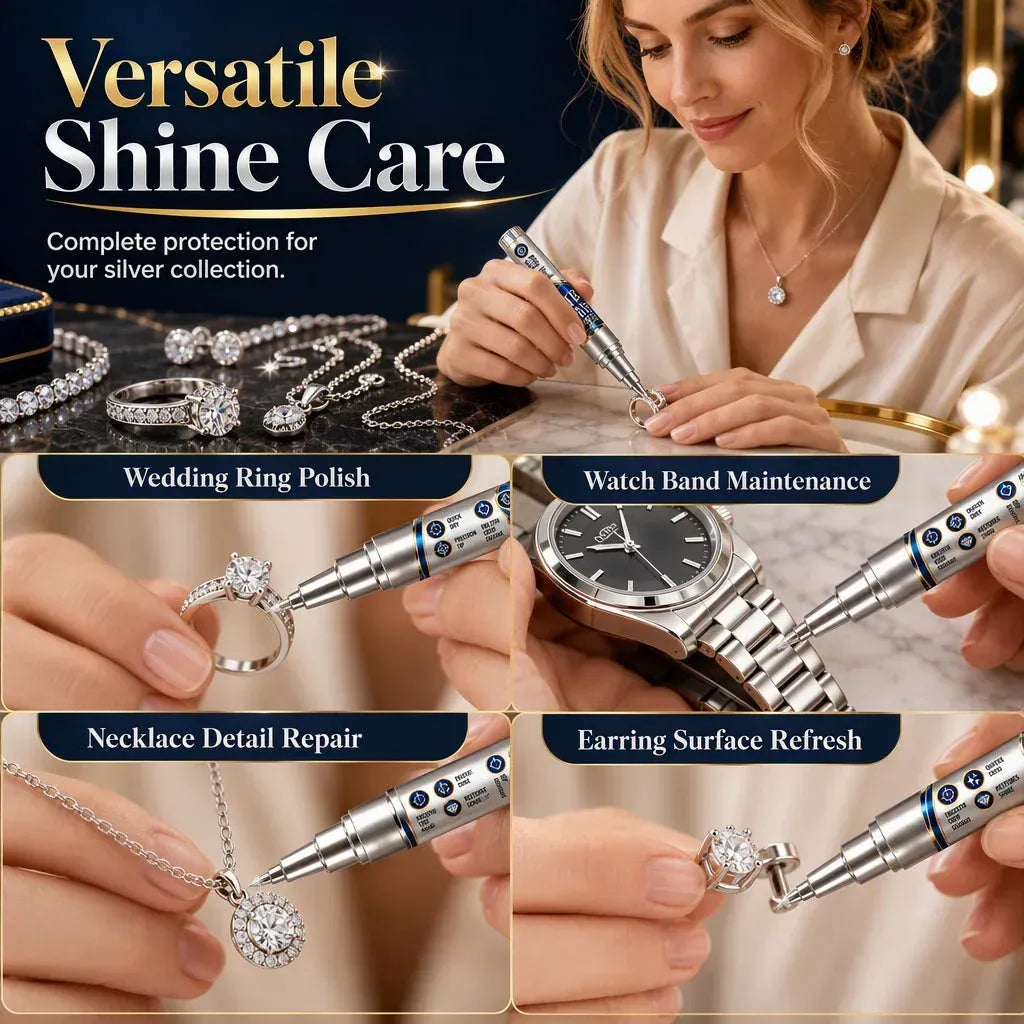 ✨ Silver-Tone Jewelry Touch-Up Pen – Precision Coverage for Minor Scuffs