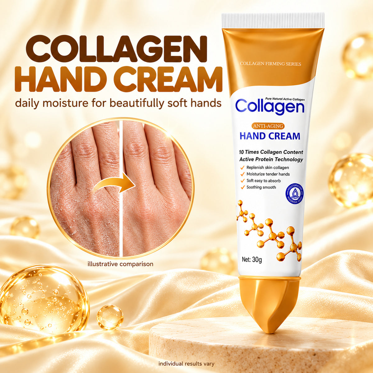 Collagen Softening Hand Cream – Hydrating Moisturizer for Soft, Smooth Hands