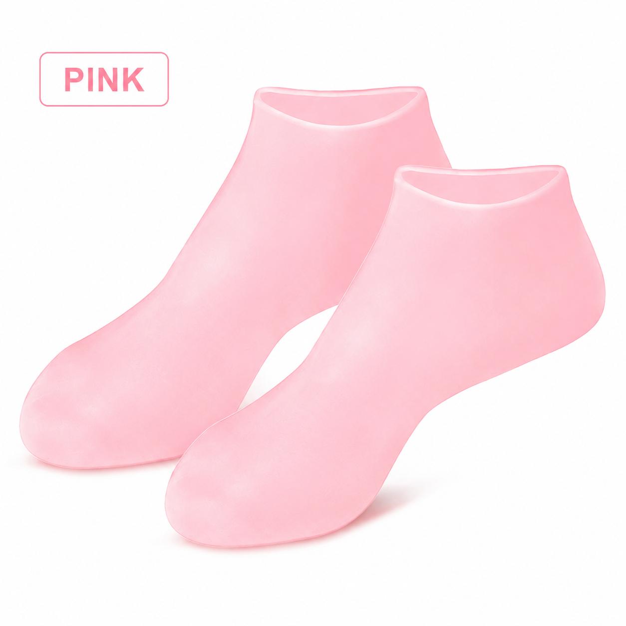 🧼 Reusable Silicone Moisturizing Foot Socks – Full-Cover Gel Foot Care