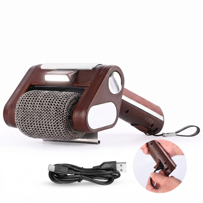 🔥 Electric Grill Cleaner 🧼 Bristle-Free BBQ Cleaning Brush