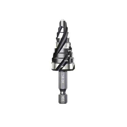 🔩⚙️ 5-Pcs Spiral Flute Step Drill Bit Set – HSS Unibit Kit 💪
