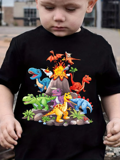 🌞Kids Dinosaur Graphic T-Shirt | Lightweight Summer Tee
