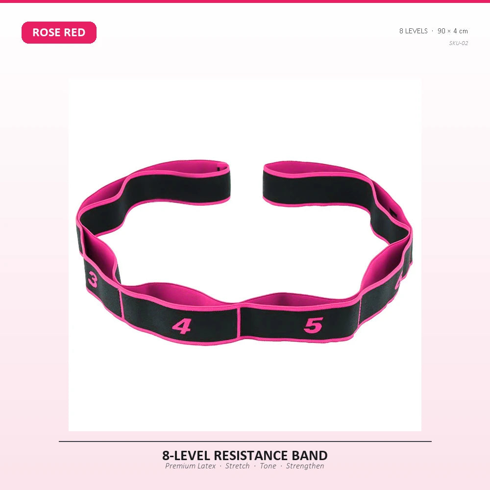 Multi-Ring Resistance Bands for Stretching & Training