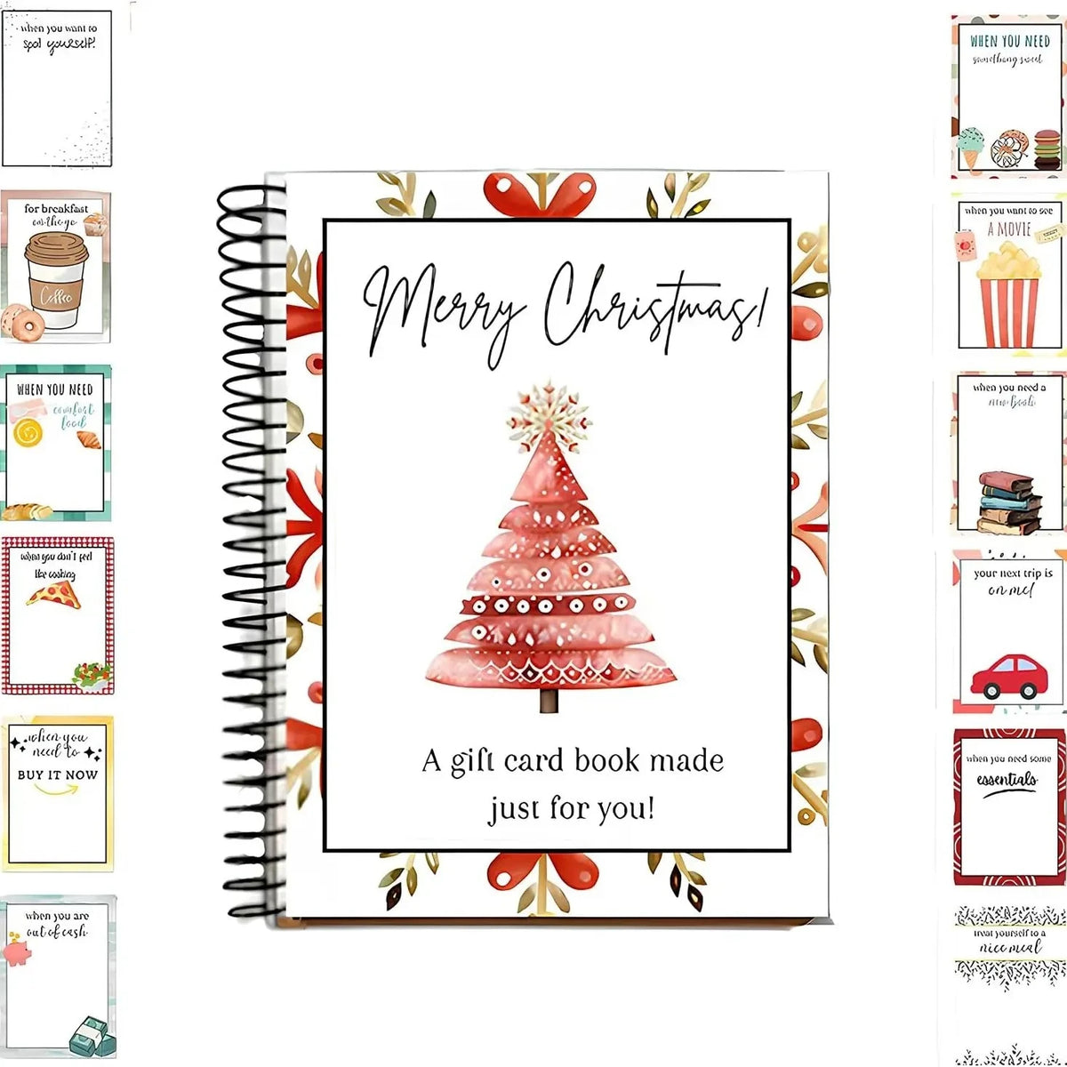 🎄 Christmas Gift Card Book – Personalized Holiday Gift