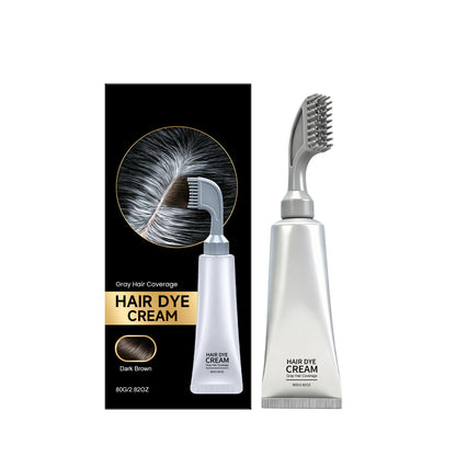 No-Mix Comb-On Hair Dye Cream – Easy Gray Coverage