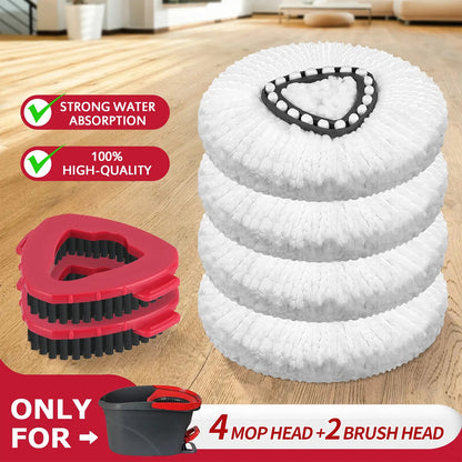 🧼 Mop Head Refills Compatible with O-Cedar