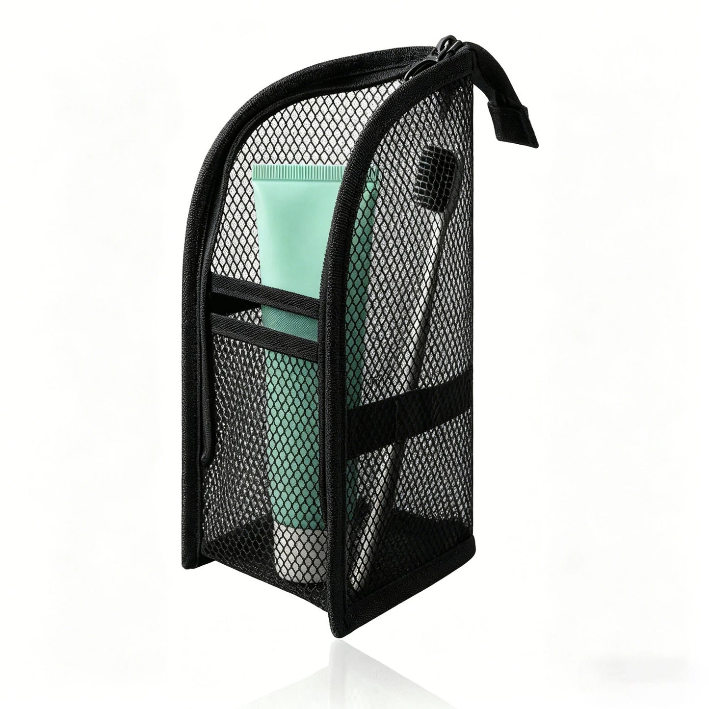 Standing Mesh Toiletry Bag | Quick-Dry Travel Pouch